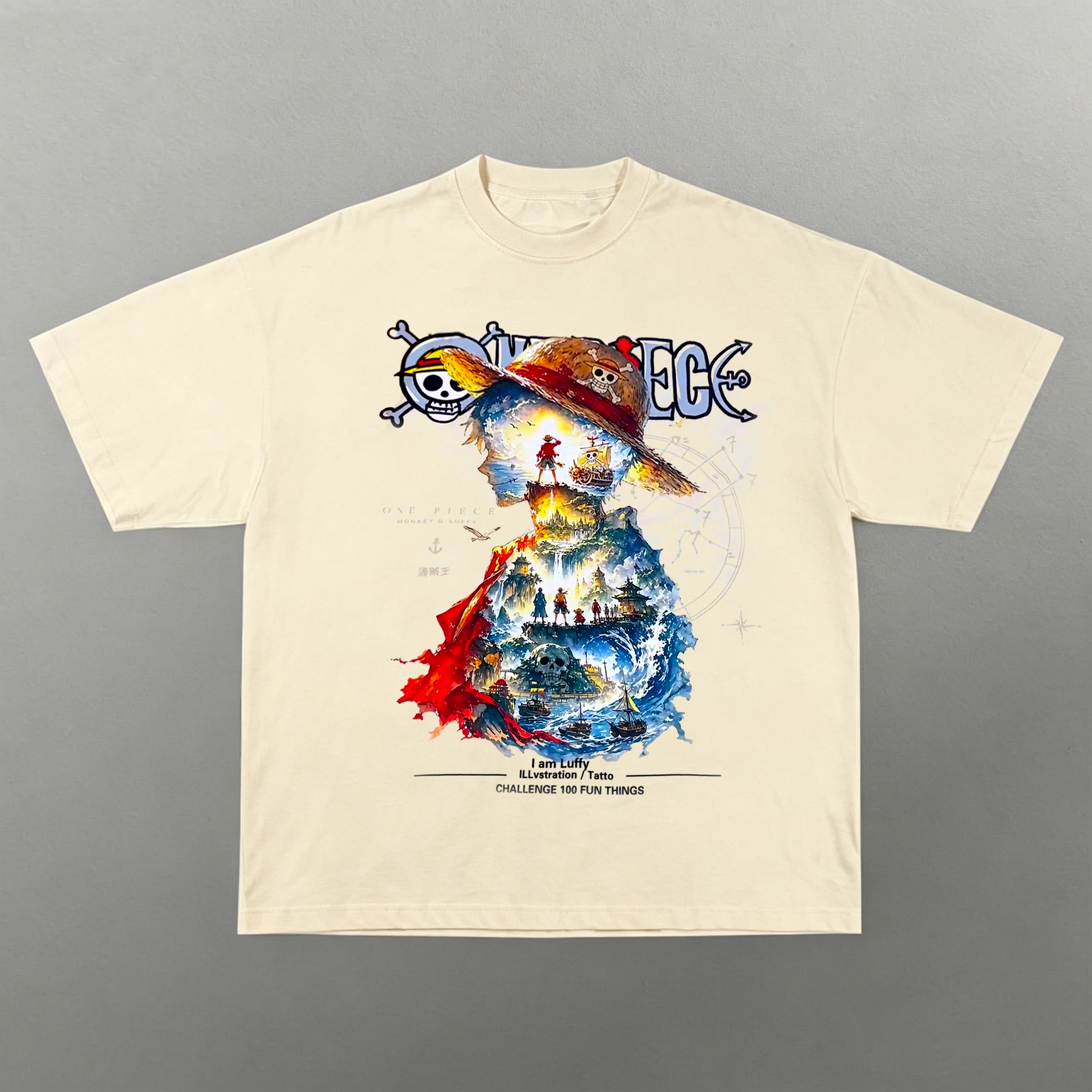 One Piece Anime Oversize Unisex Shirts/Crewneck/Hoodie/Tank Top
