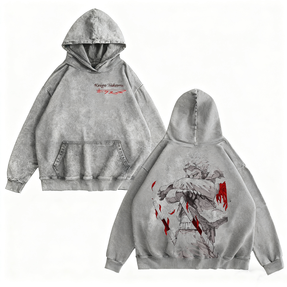 My Hero Academia Vintage Washed T-shirt/Crewneck/Hoodie