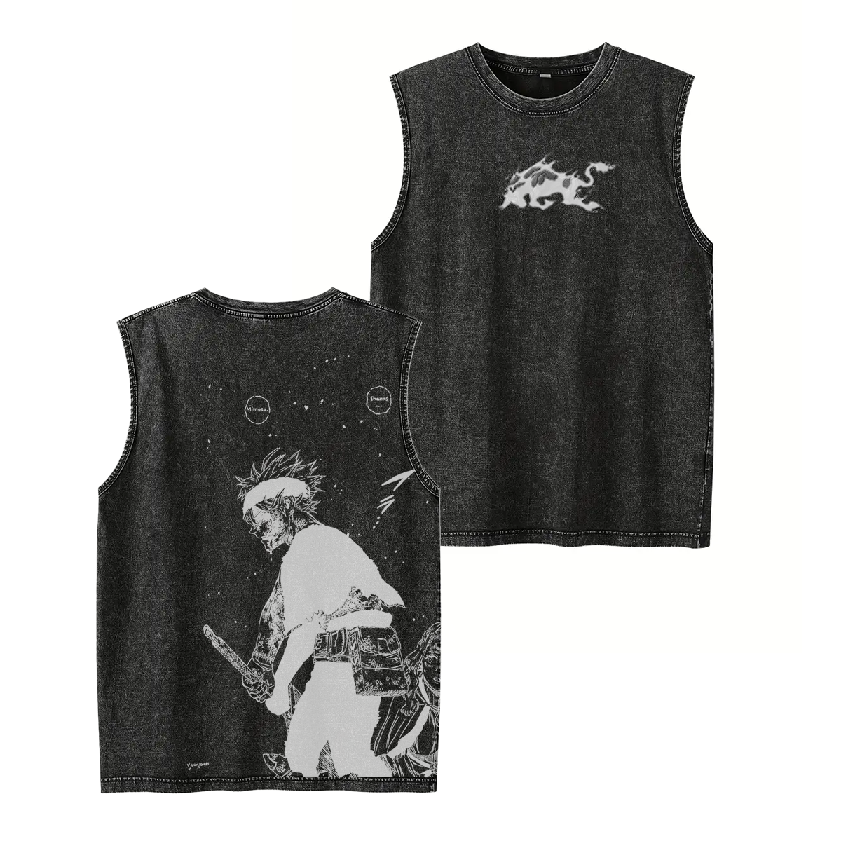 Black Clover Anime Tank Top