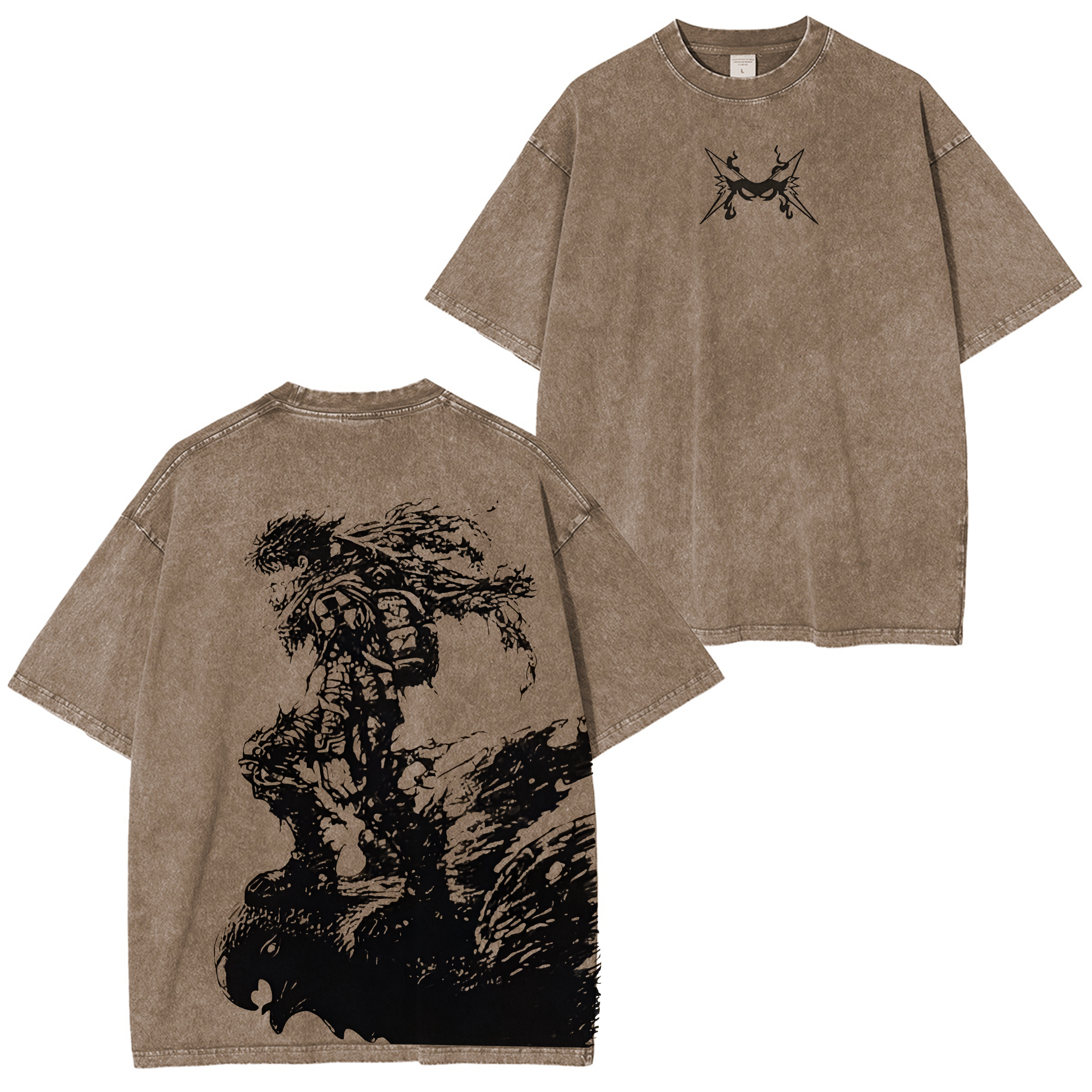 Fushiguro Toji Jujutsu Kaisen Anime Manga Washed Shirts