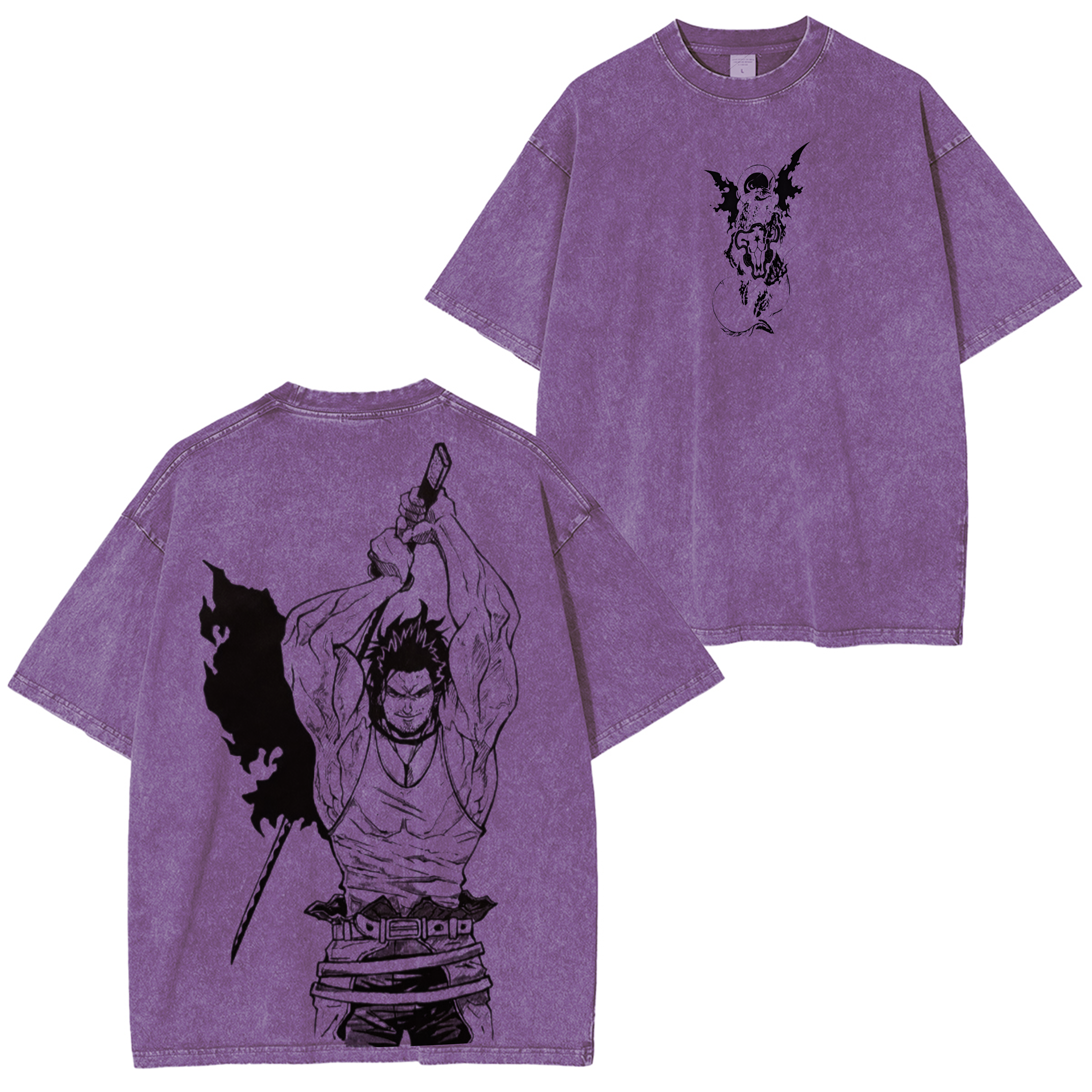 Yami Sukehiro Inspired Vintage Washed Oversized T-Shirt
