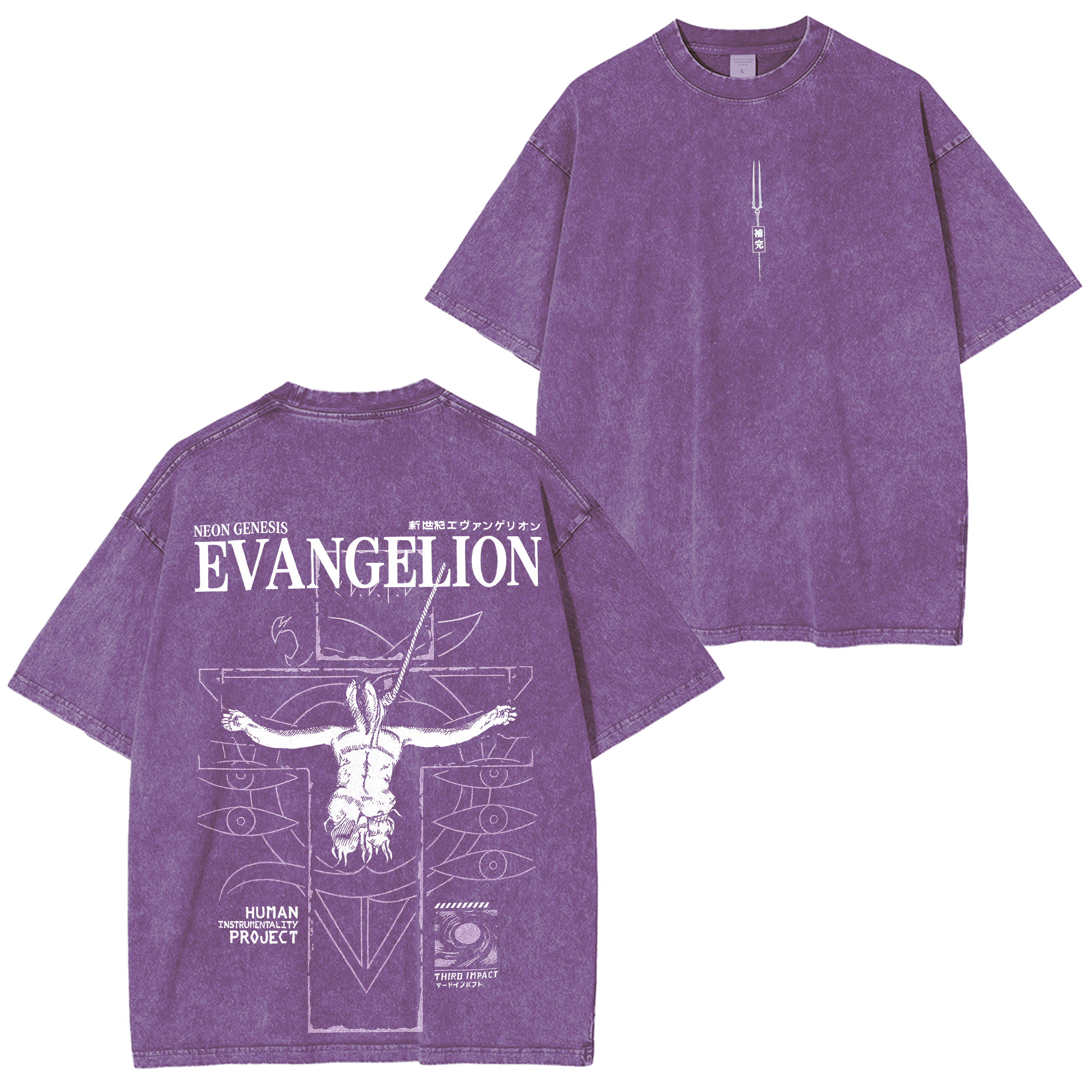 Camisa Lilith ACID WASH - Neon Genesis Evangelion T-Shirts