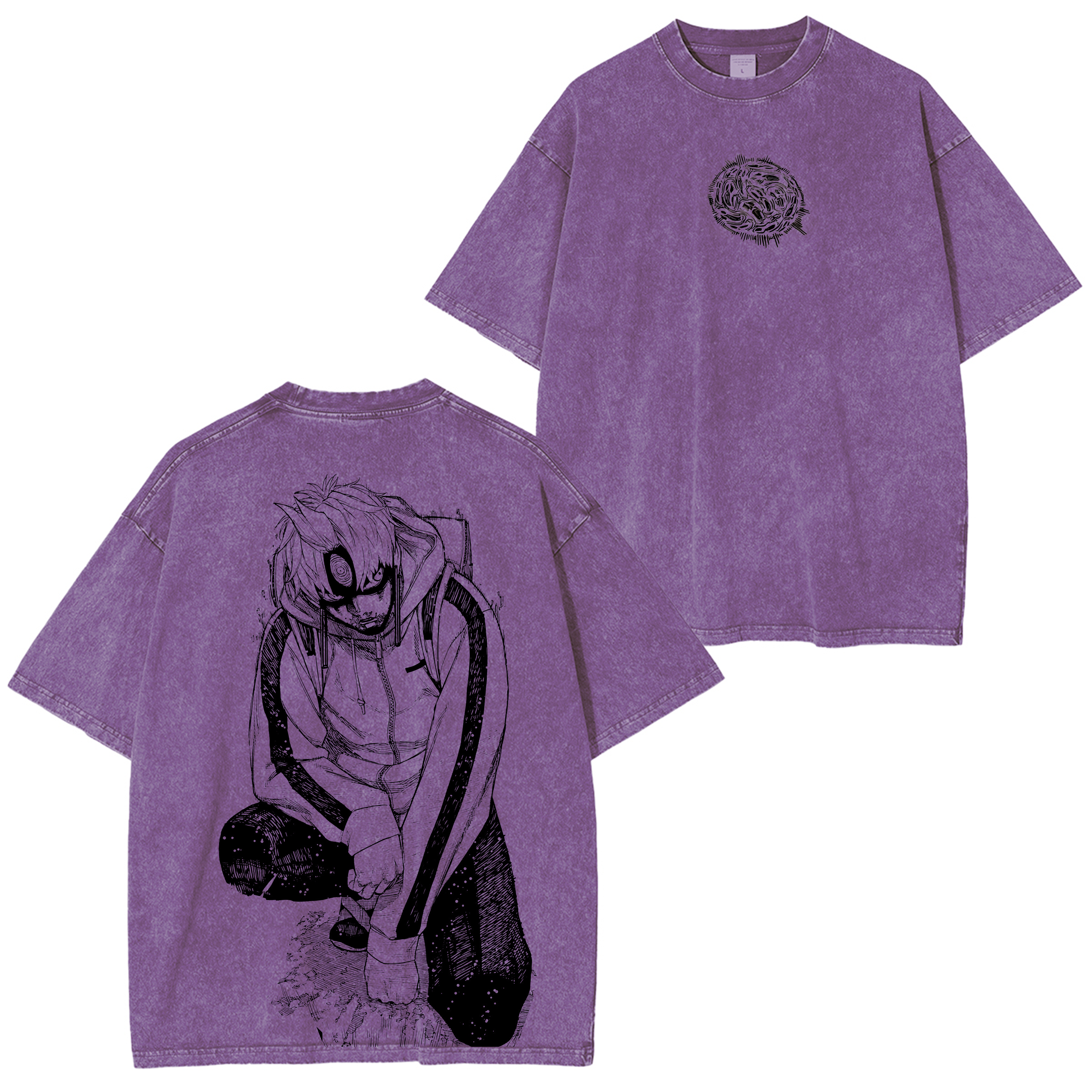 Dandadan Anime Unisex Washed T-Shirt