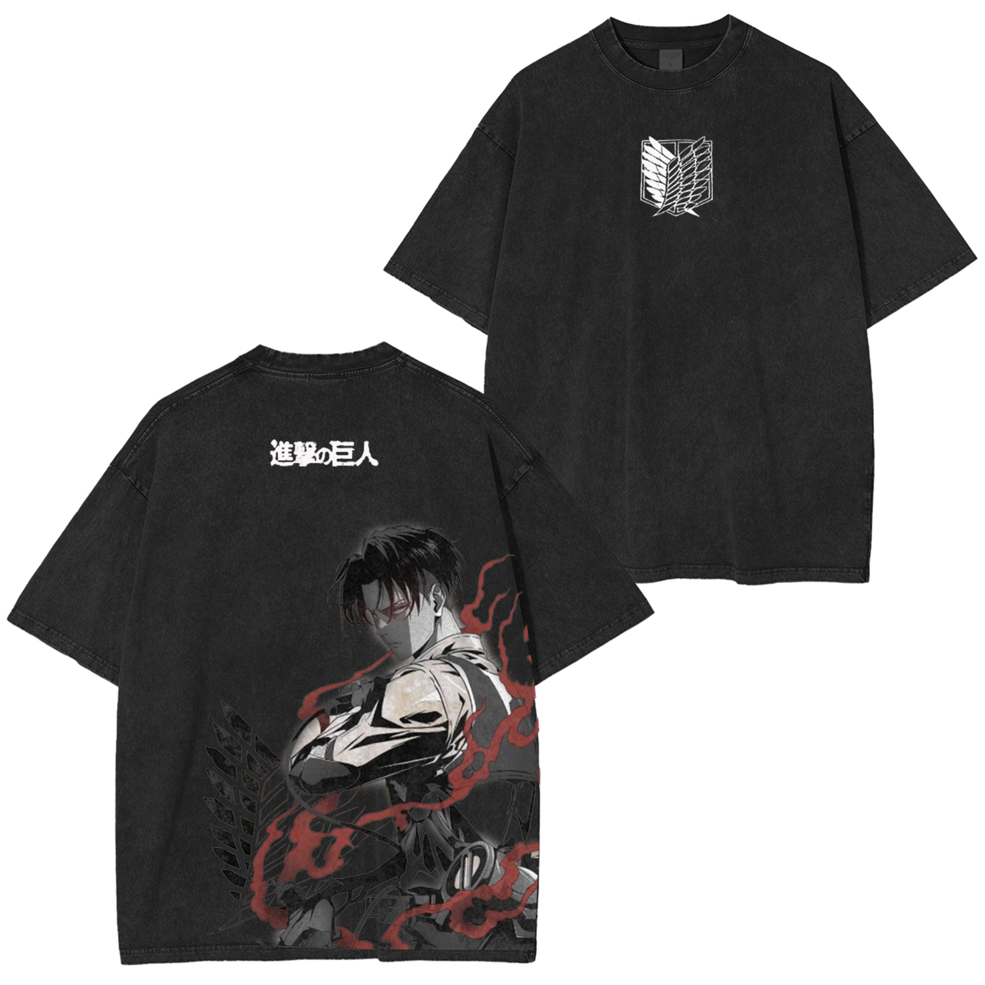 Levi Ackerman Vintage Washed Unisex T-Shirt