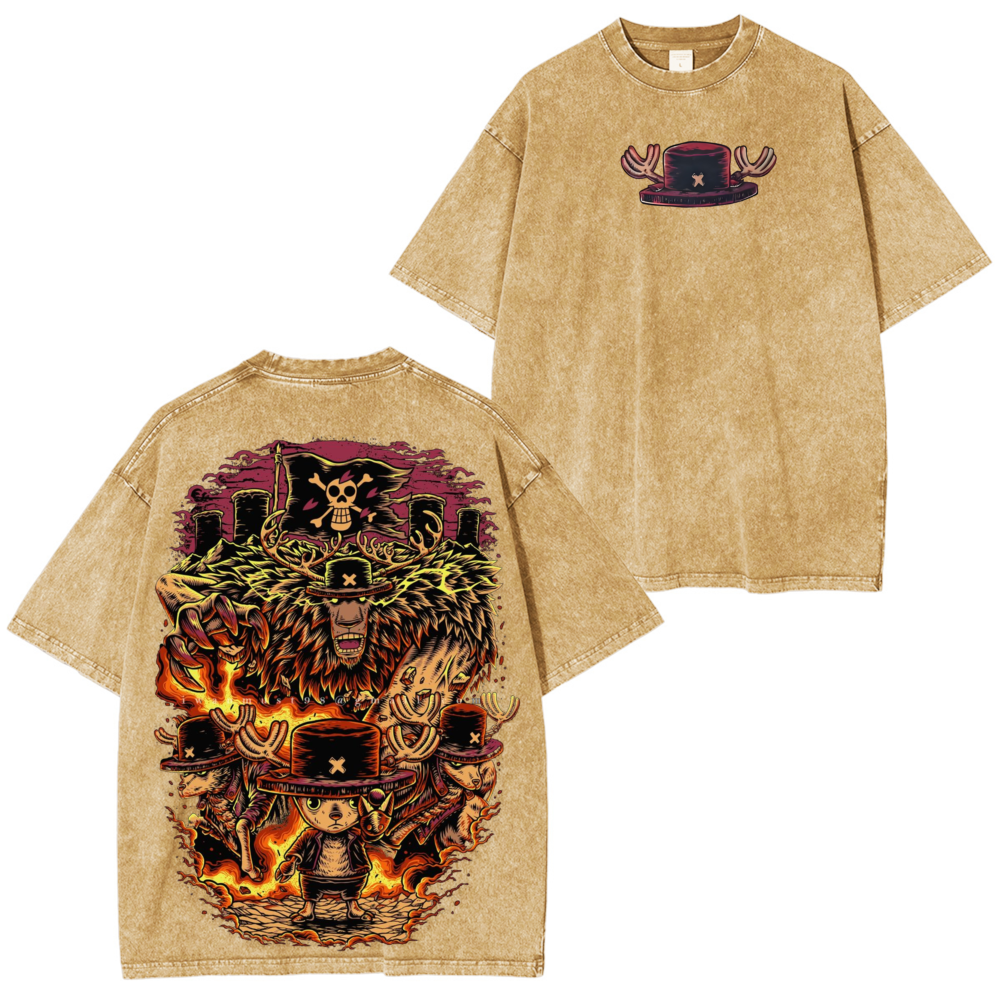 One Piece Chopper Anime Vintage T-Shirt