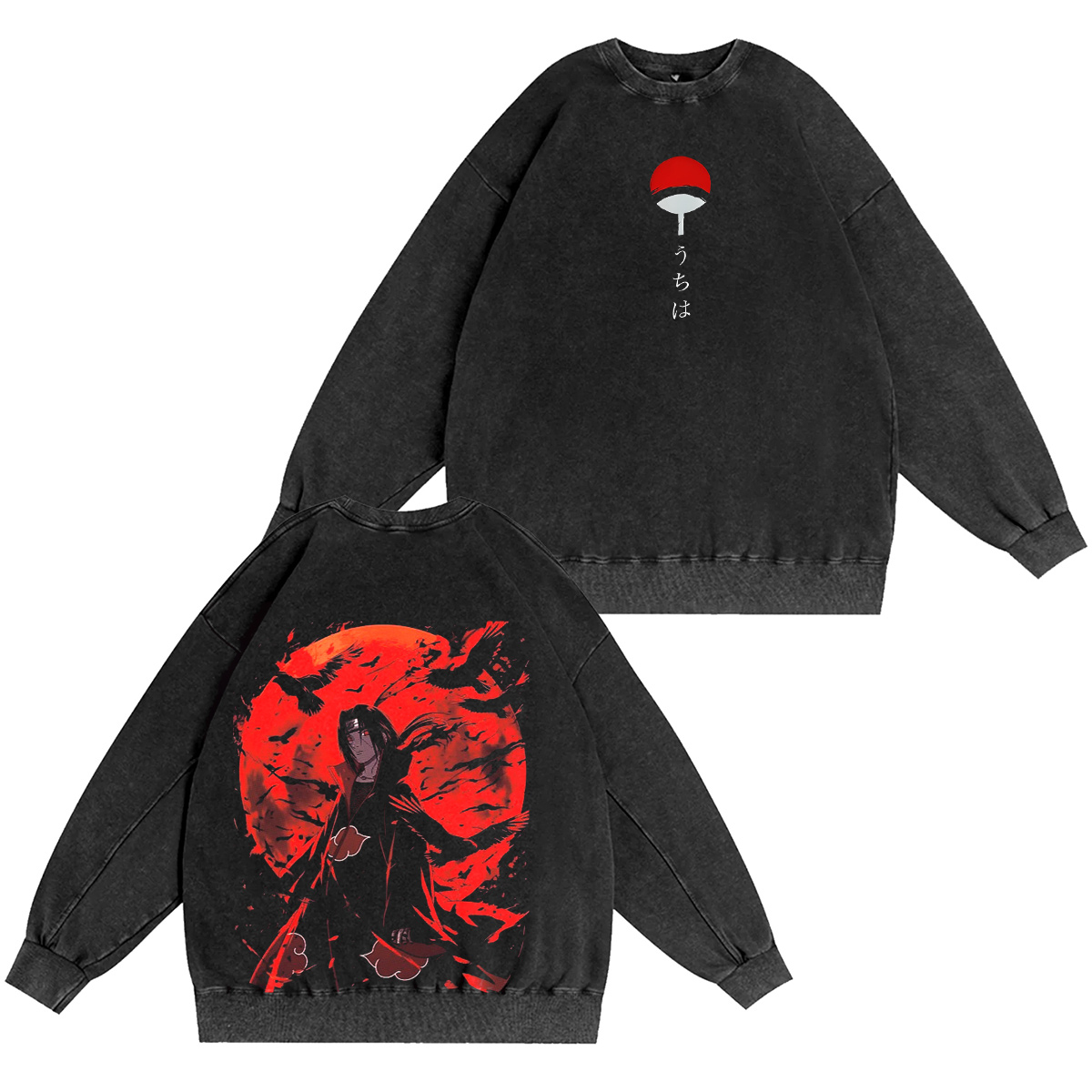 Naruto :Uchiha Itachi Vintage washed T-shirt/Crewneck/Hoodie
