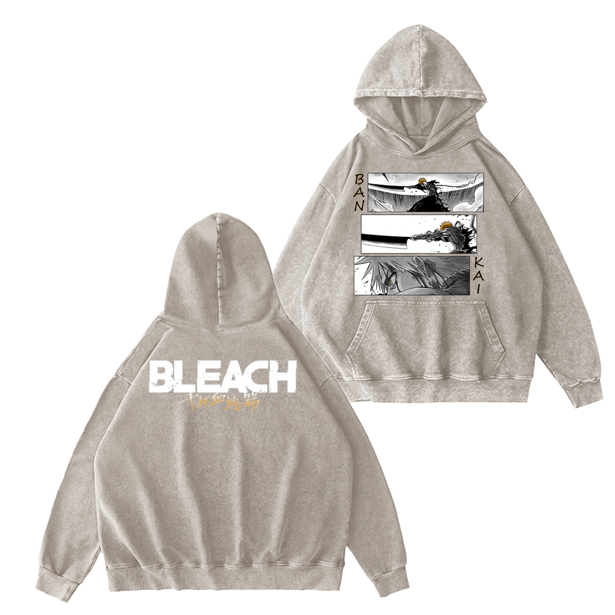 Ichigo Kurosaki Bleach Vintage washed T-shirt/Crewneck/Hoodie