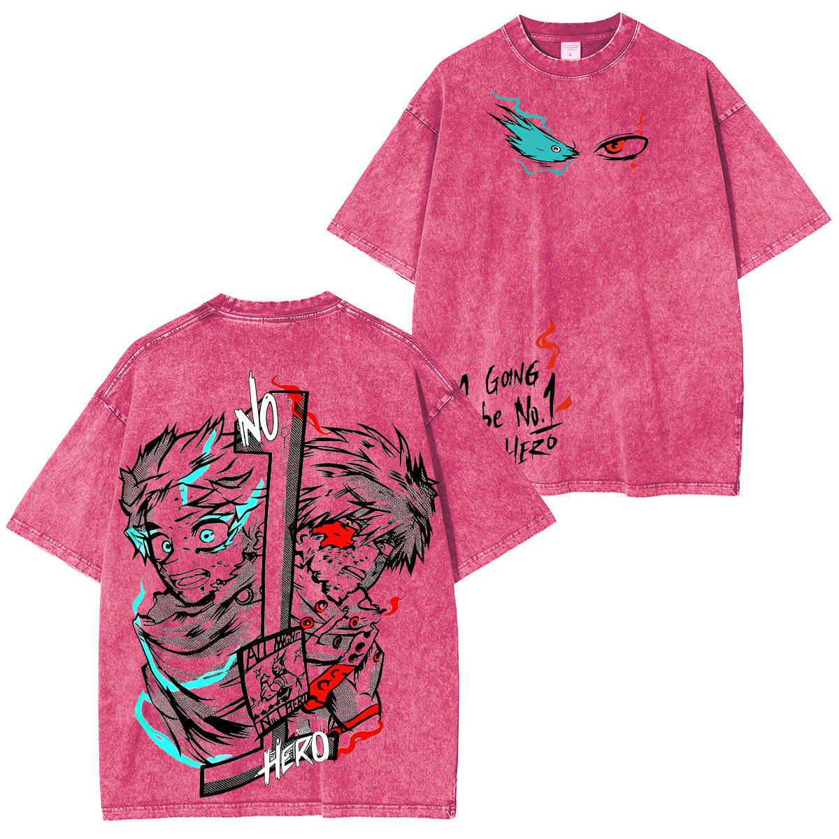 My Hero Academia Vintage washed T-shirt/Crewneck/Hoodie