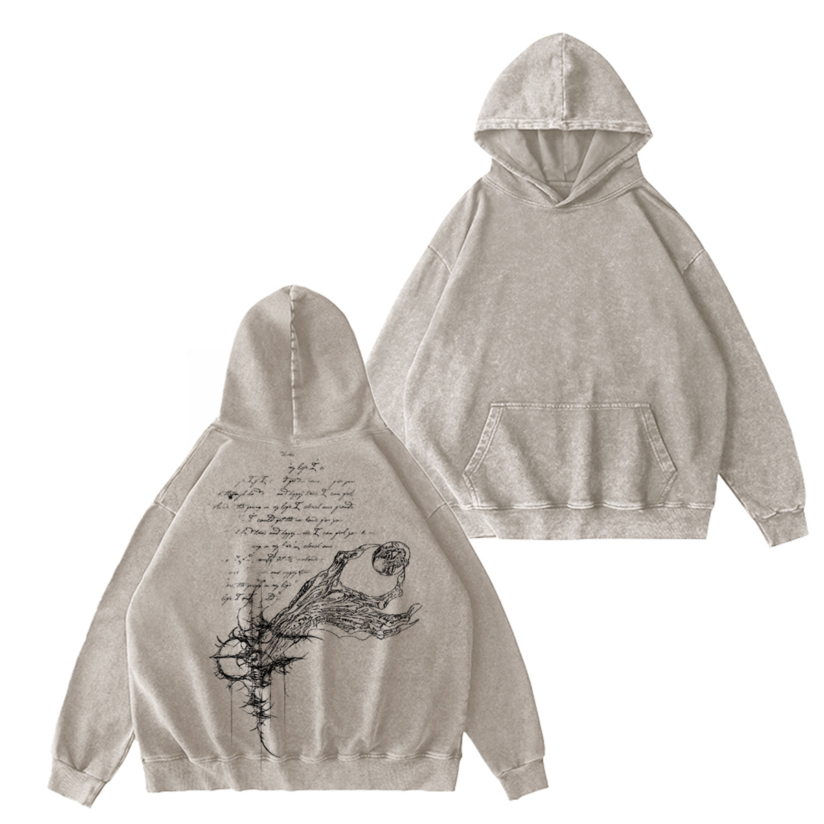 Berser washed T-shirt/Crewneck/Hoodie