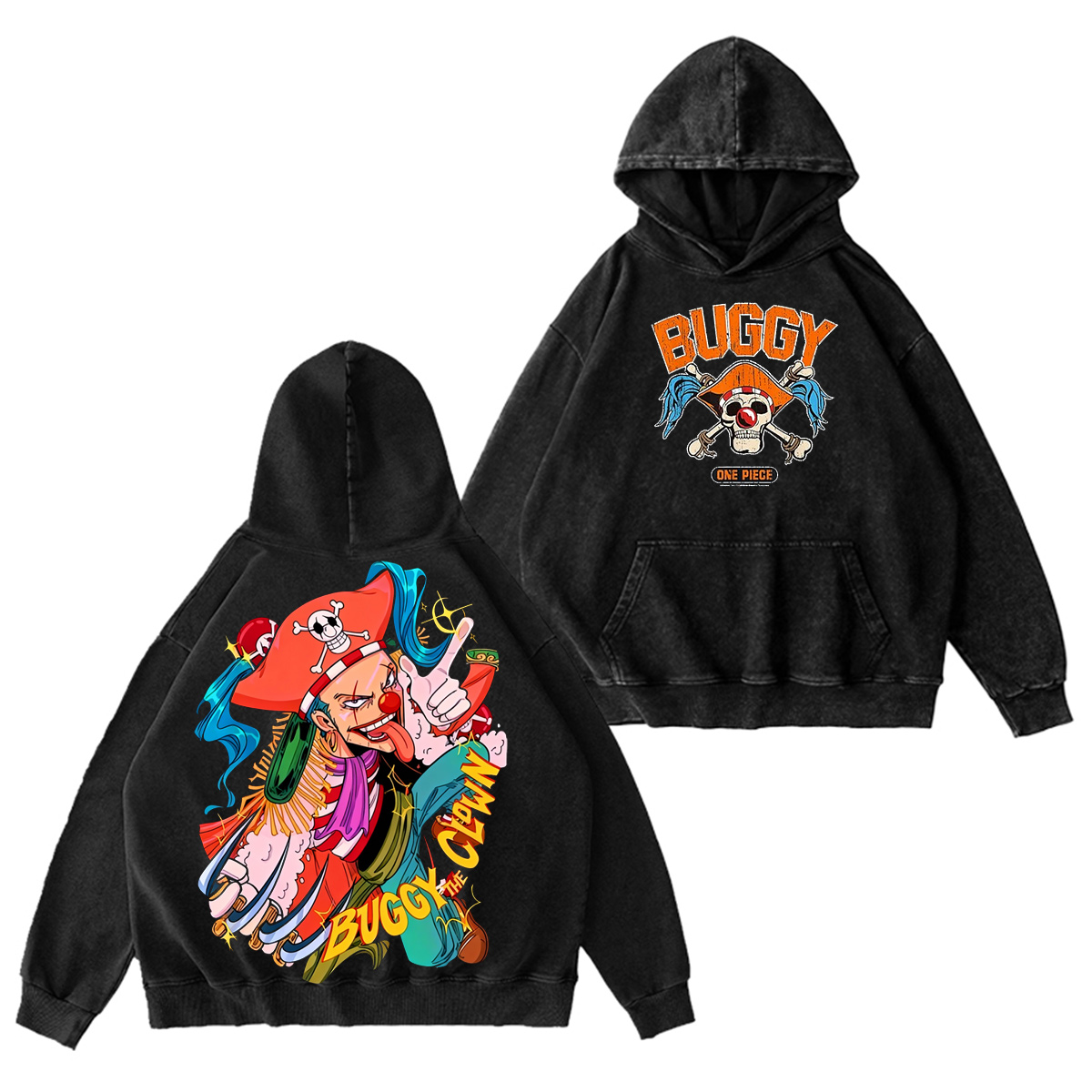 VBuggy the Clown - One PieceVintage washed T-shirt/Crewneck/Hoodie
