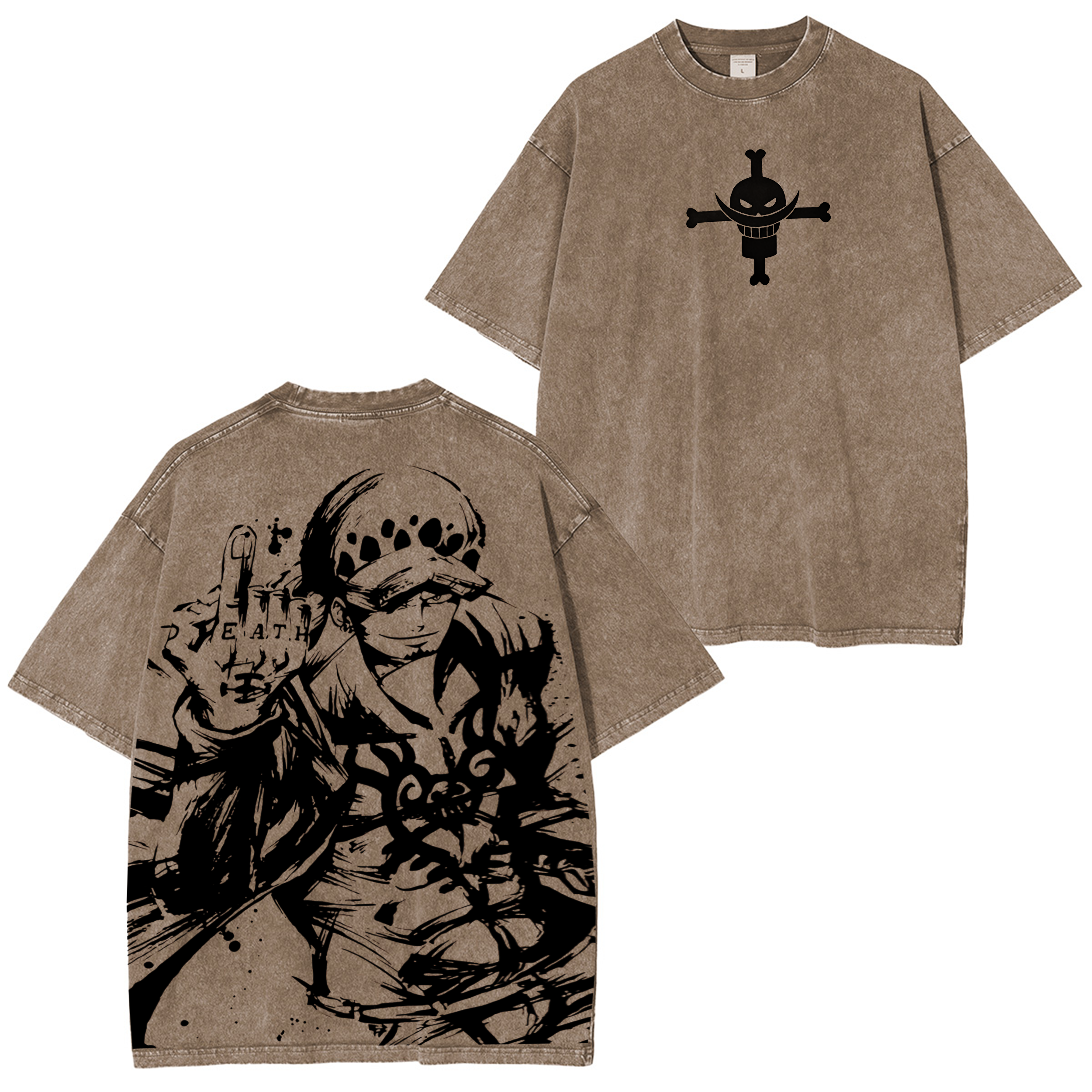 One Piece Unisex Washed T-shirts