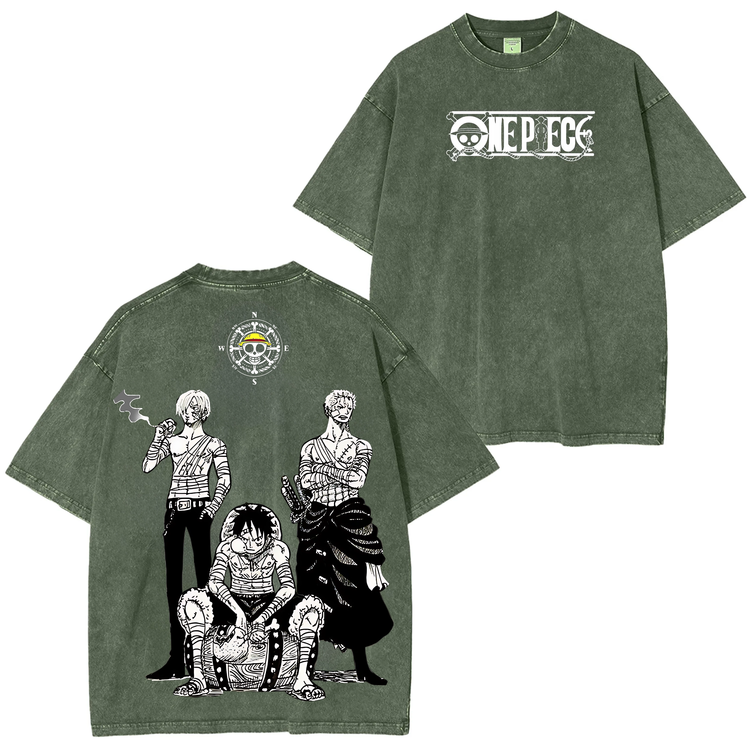 One Piece - Monster Trio Oversized T-Shirt