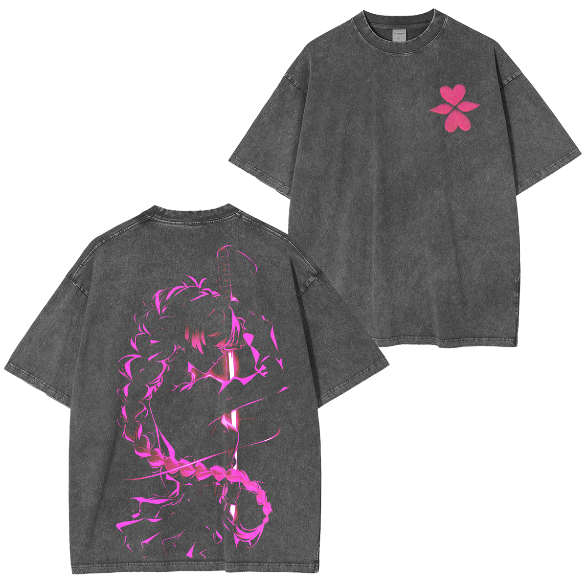 Mitsuri Kanroji-Demon Slayer Unisex Washed T-Shirt