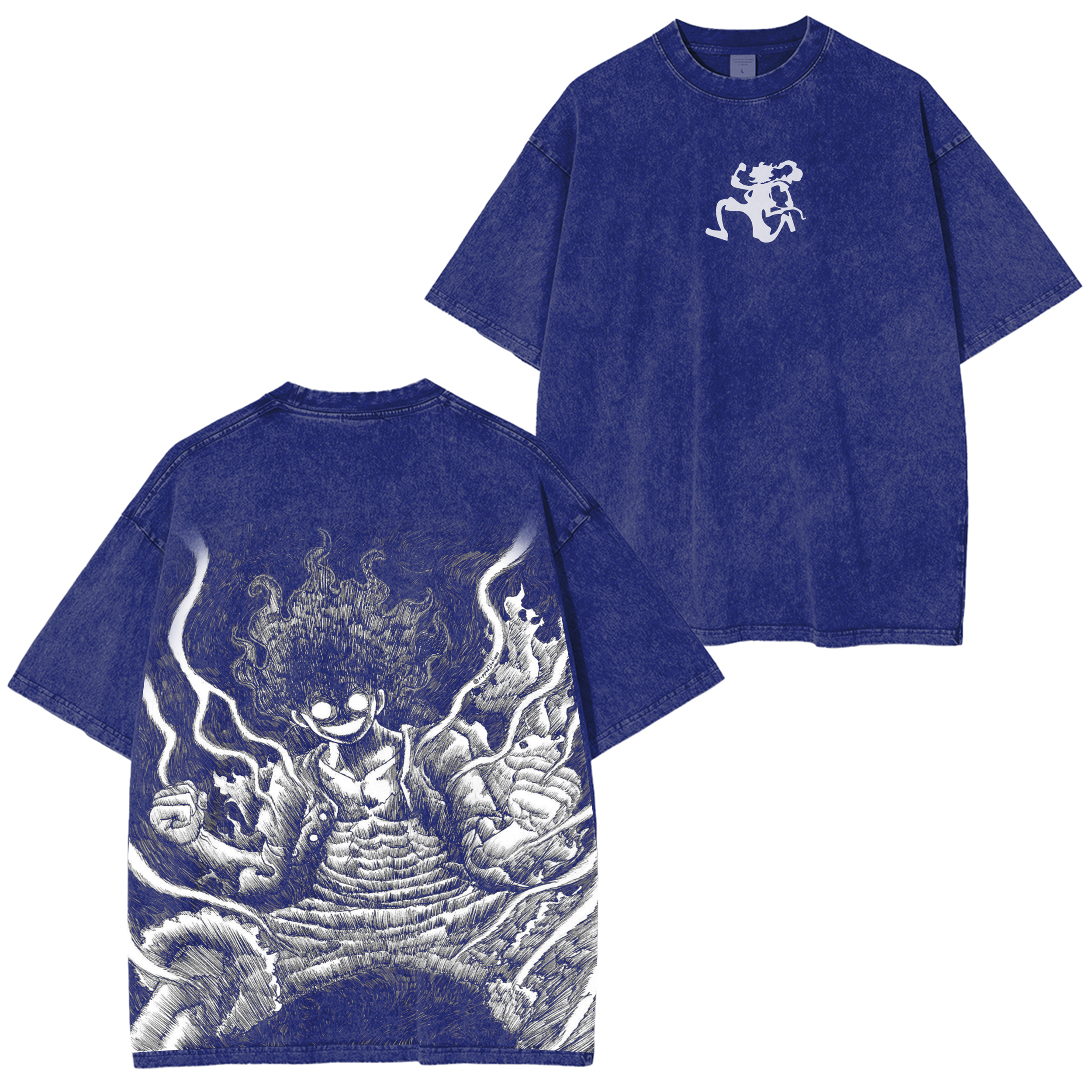 One Piece Vintage Unisex Washed T-Shirt