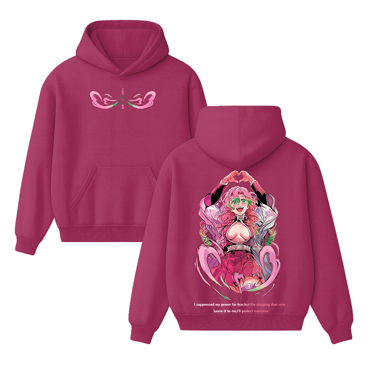 Demon Slayer Anime Double Printed Vintage Unisex Hoodie