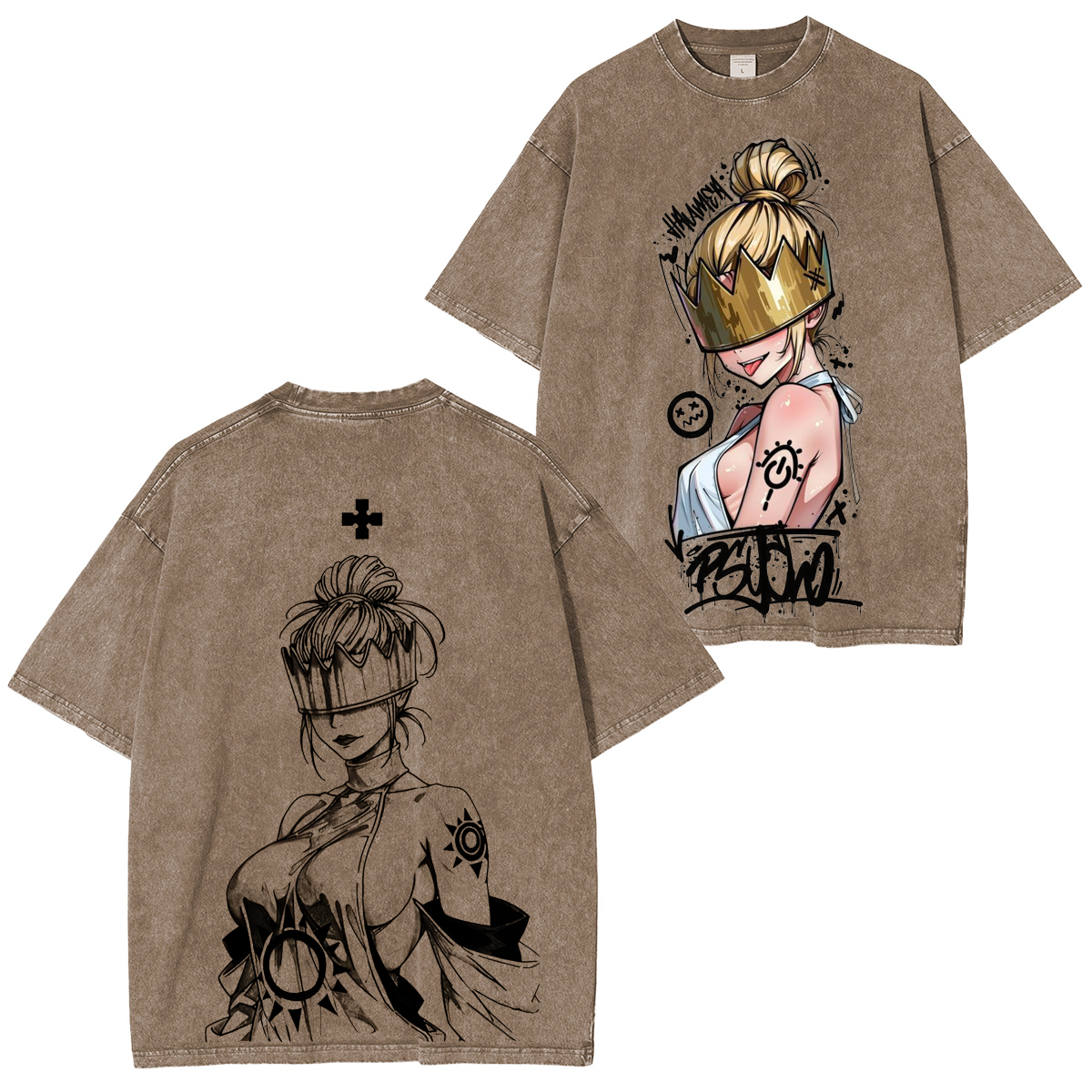 Haumea Fire force Vintage Washed Unisex T-Shirt