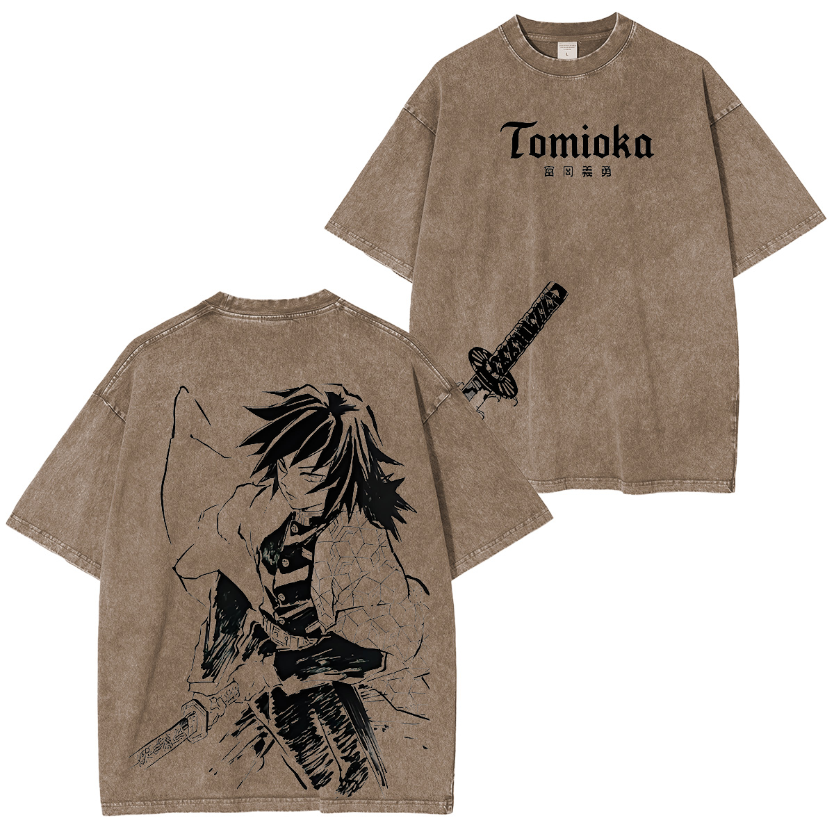 Demon Slayer Vintage Washed Unisex T-Shirt