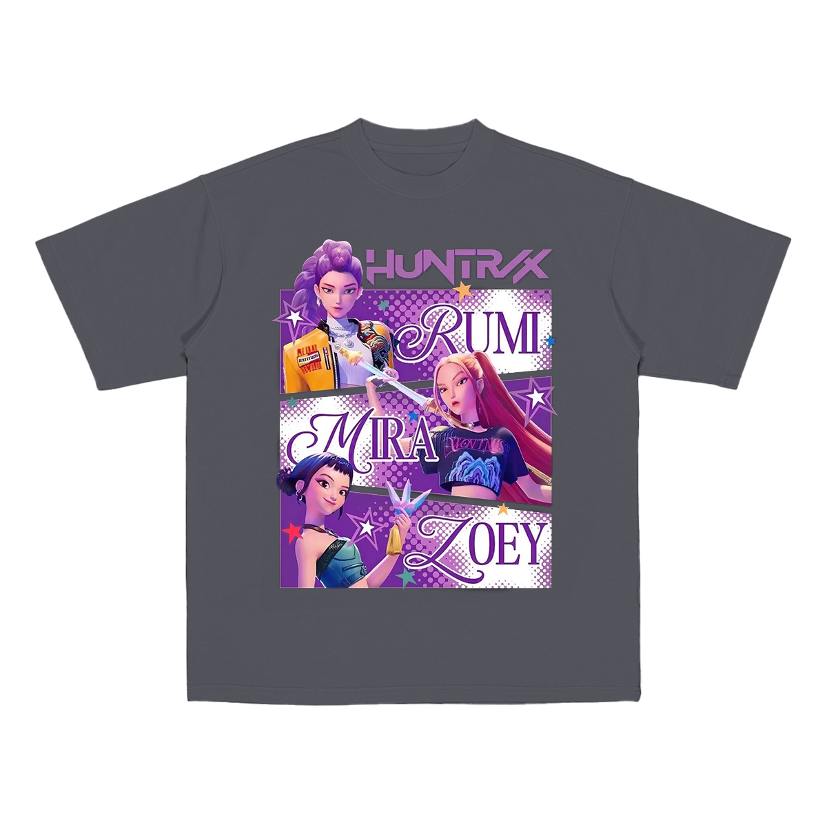 Huntrix Kpop Demon Hunters Cotton Tee