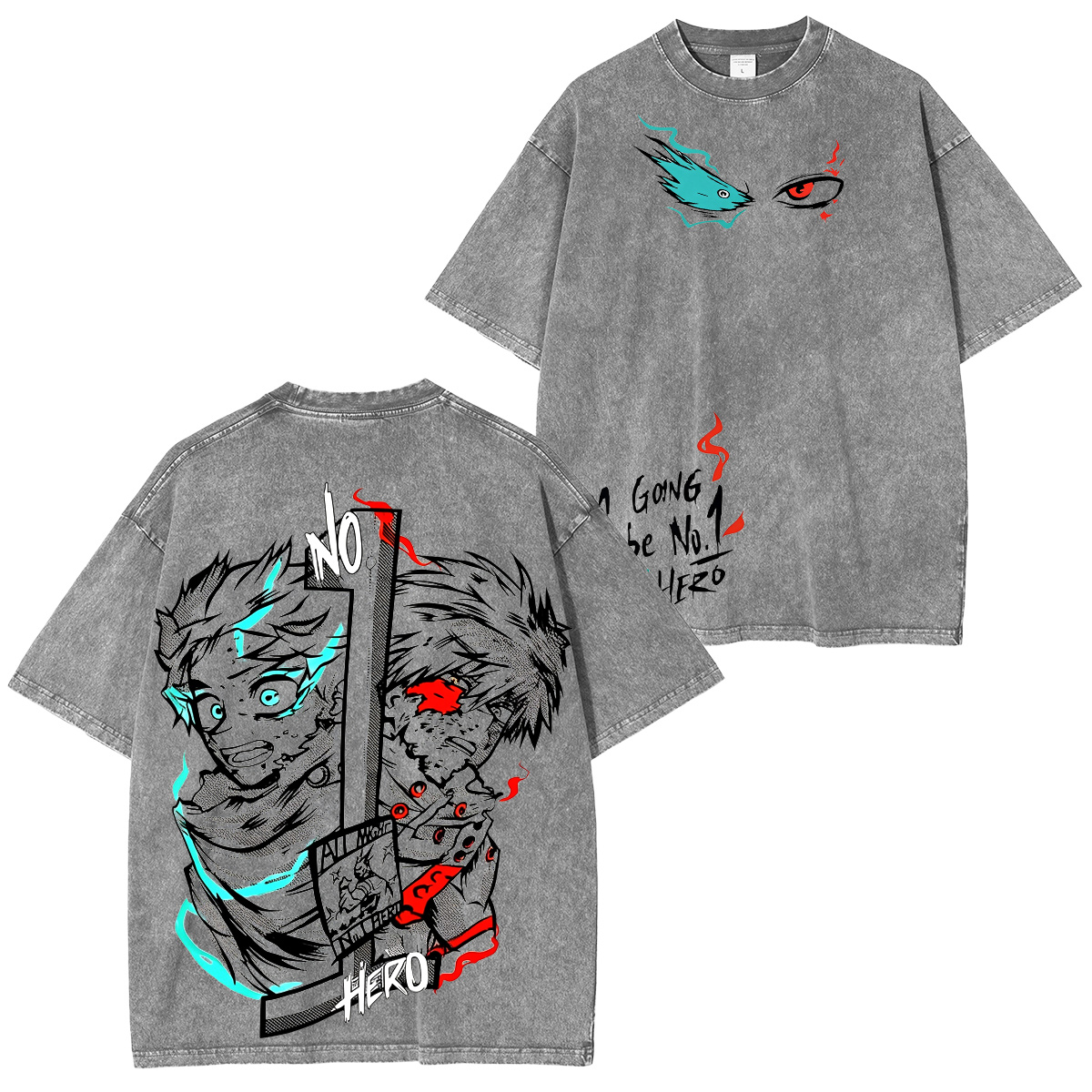 My Hero Academia Vintage washed T-shirt/Crewneck/Hoodie