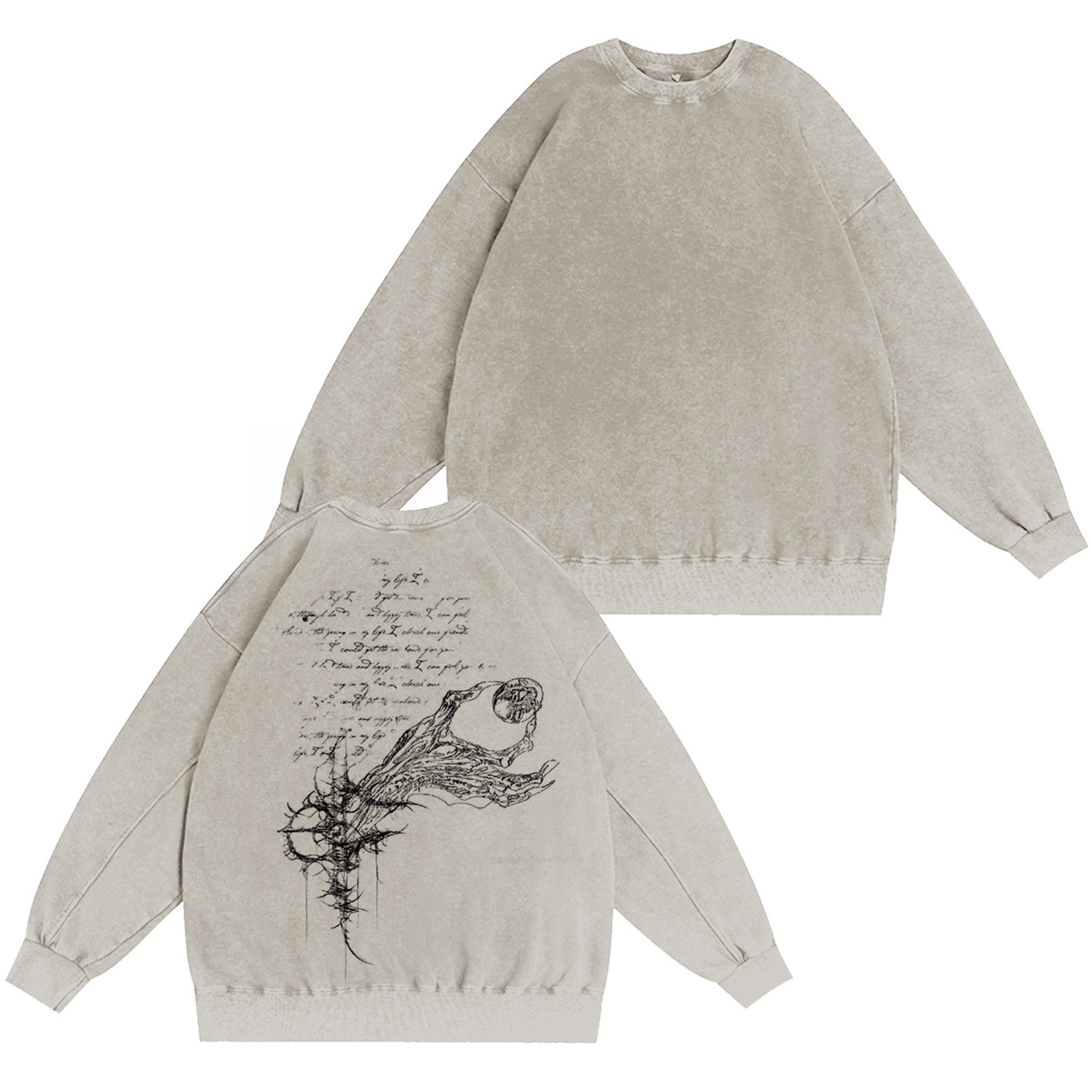 Berser washed T-shirt/Crewneck/Hoodie