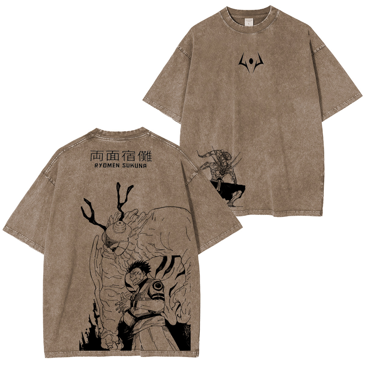 Jujutsu Kaisen :Ryomen Sukuna Vintage washed T-shirt/Crewneck/Hoodie