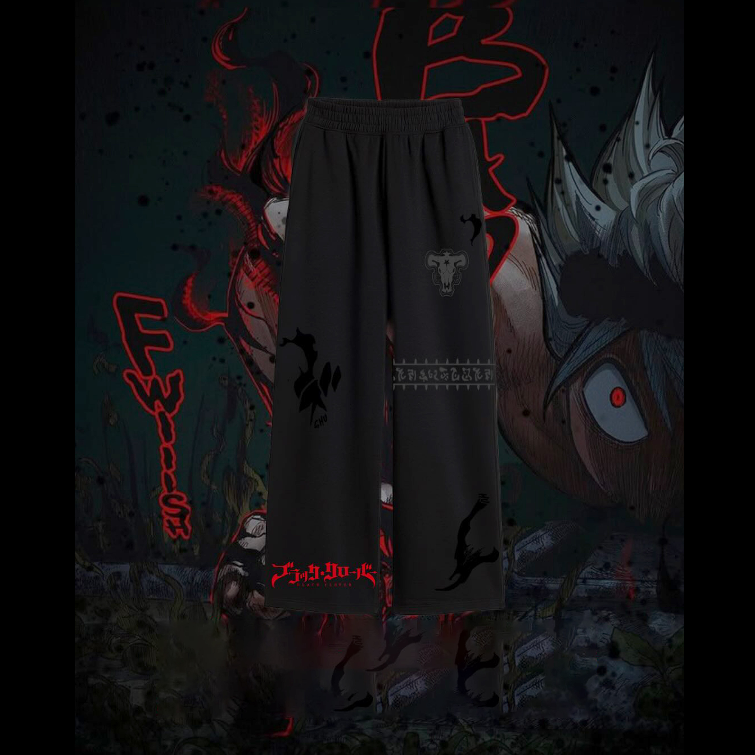 Black clover Vintage washed T-shirt/Crewneck/Hoodie