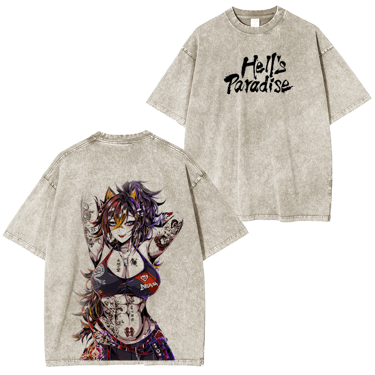 Genshin Vintage Washed T-shirt/Crewneck/Hoodie