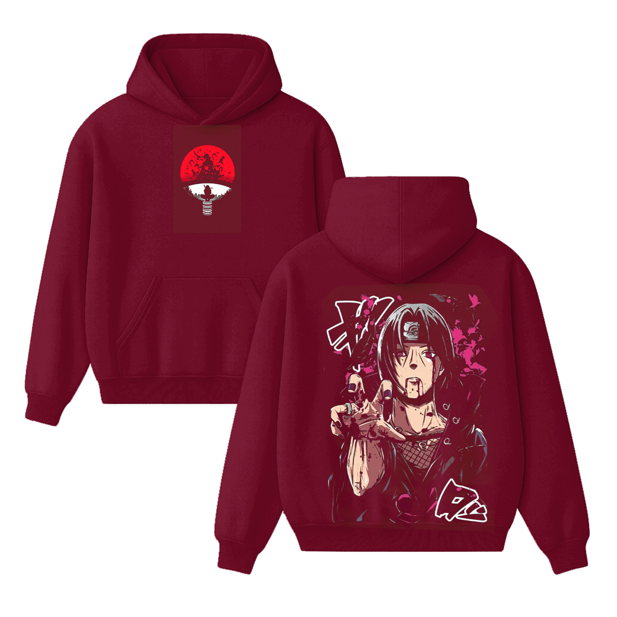 Itachi Uchiha-Naruto Vintage Hoodie