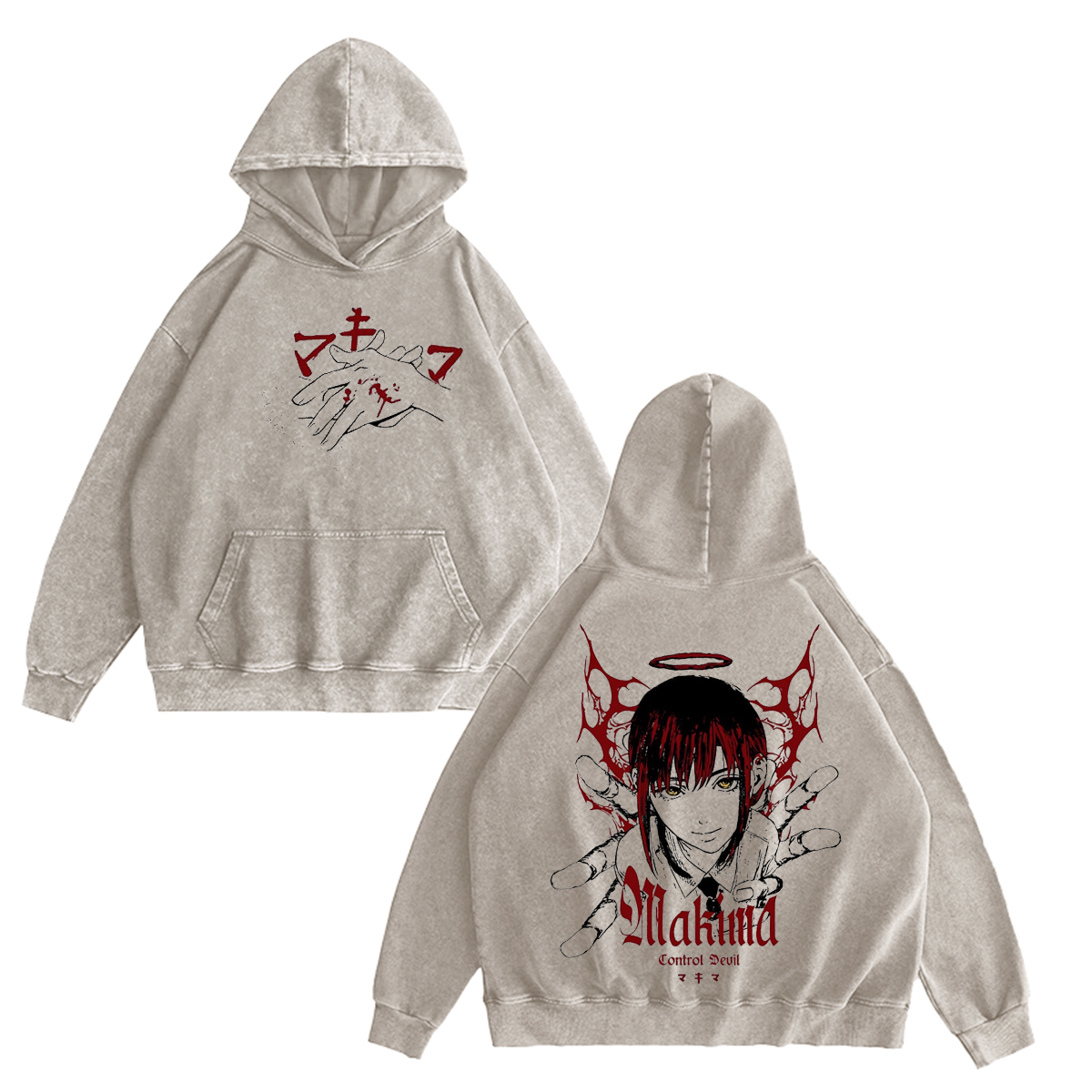 Chainsaw Man Vintage Washed T-shirt/Crewneck/Hoodie