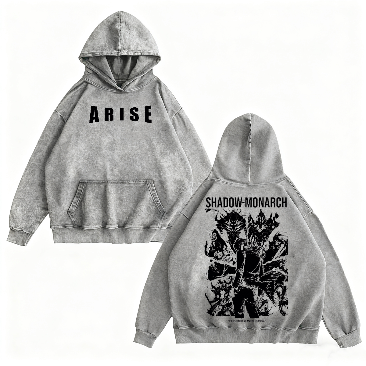 Solo Leveling Vintage Washed T-shirt/Crewneck/Hoodie