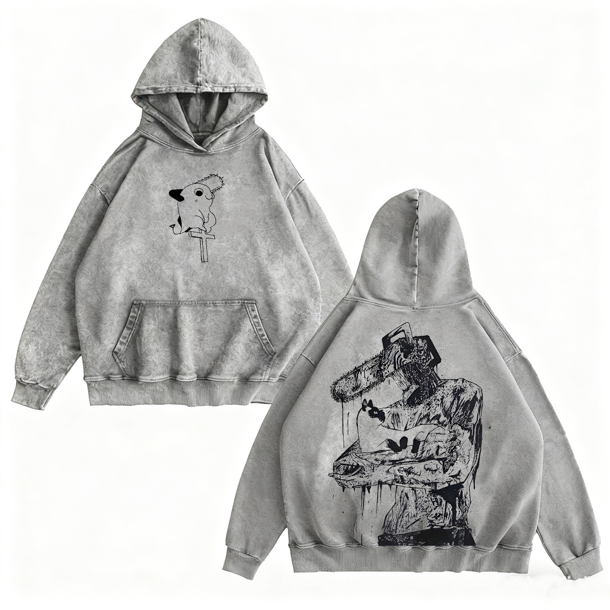 Chainsaw ManVintage Washed T-shirt/Crewneck/Hoodie
