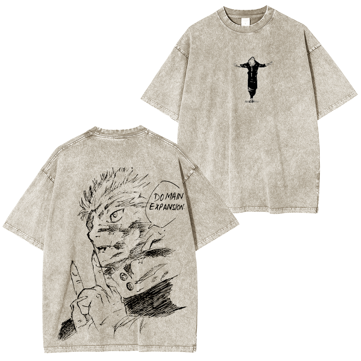 Jujutsu Kaisen Vintage Washed T-shirt/Crewneck/Hoodie