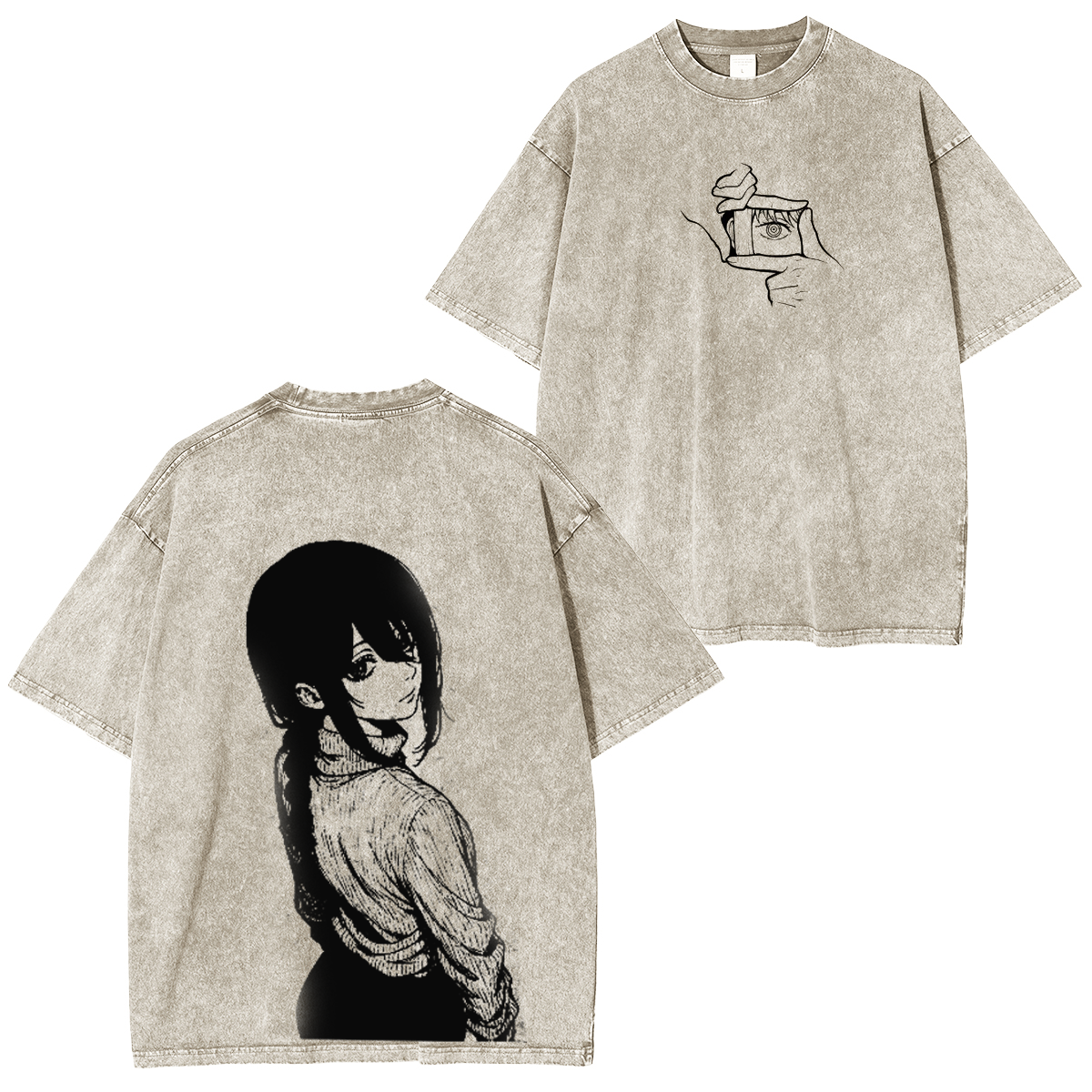 Chainsaw Man Vintage Washed T-shirt/Crewneck/Hoodie