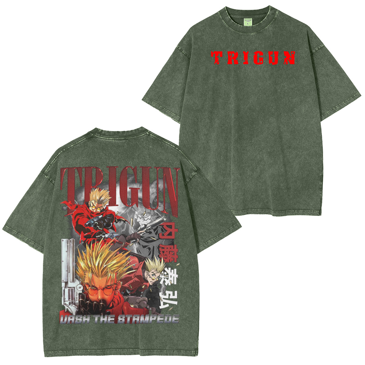Trigun Vintage Washed T-shirt/Crewneck/Hoodie