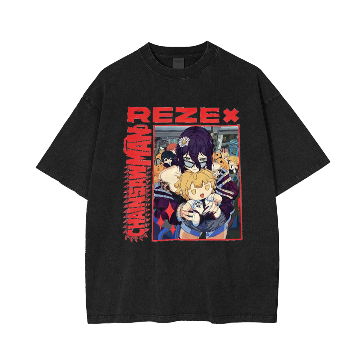 Chainsaw Man Vintage Washed T-shirt/Crewneck/Hoodie