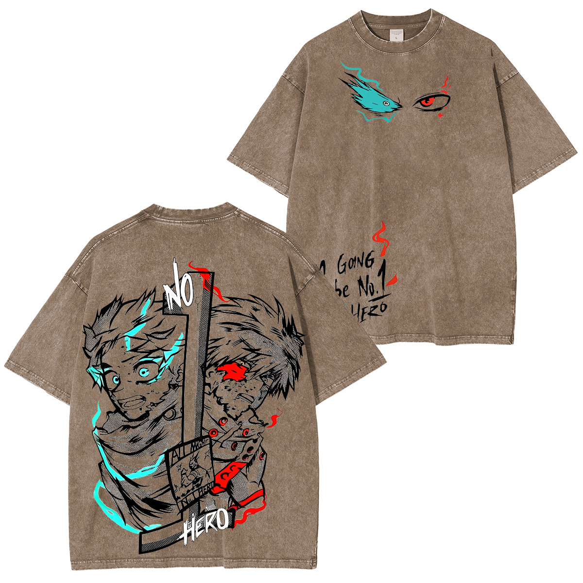 My Hero Academia Vintage washed T-shirt/Crewneck/Hoodie