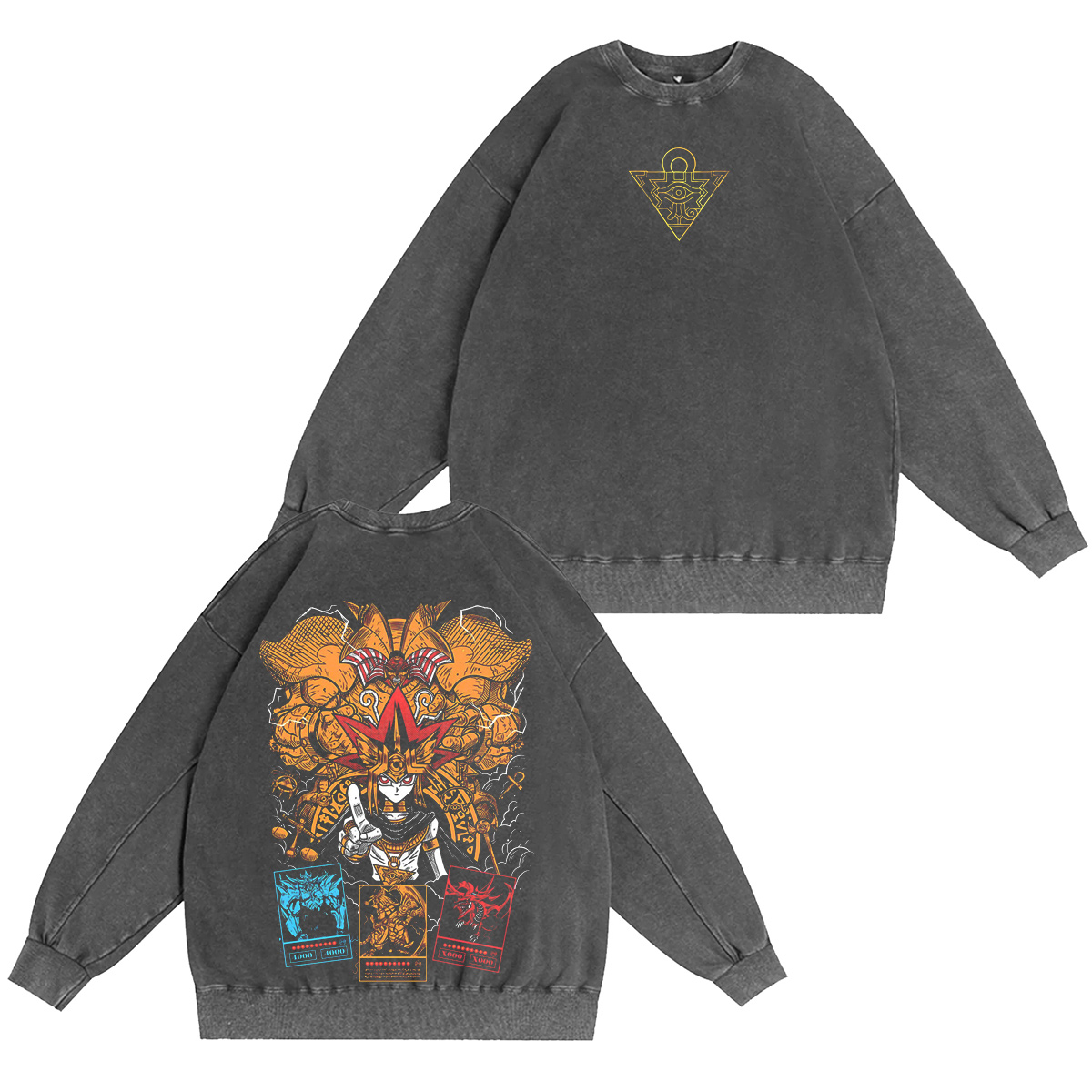 Yu-Gi-Oh!：Yugi Mutou Vintage washed T-shirt/Crewneck/Hoodie