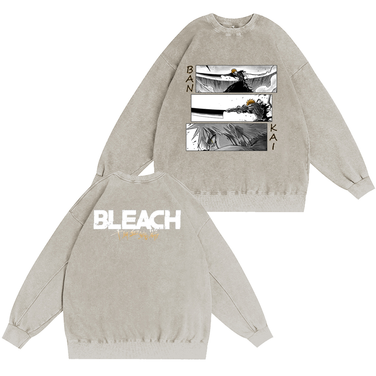 Ichigo Kurosaki Bleach Vintage washed T-shirt/Crewneck/Hoodie