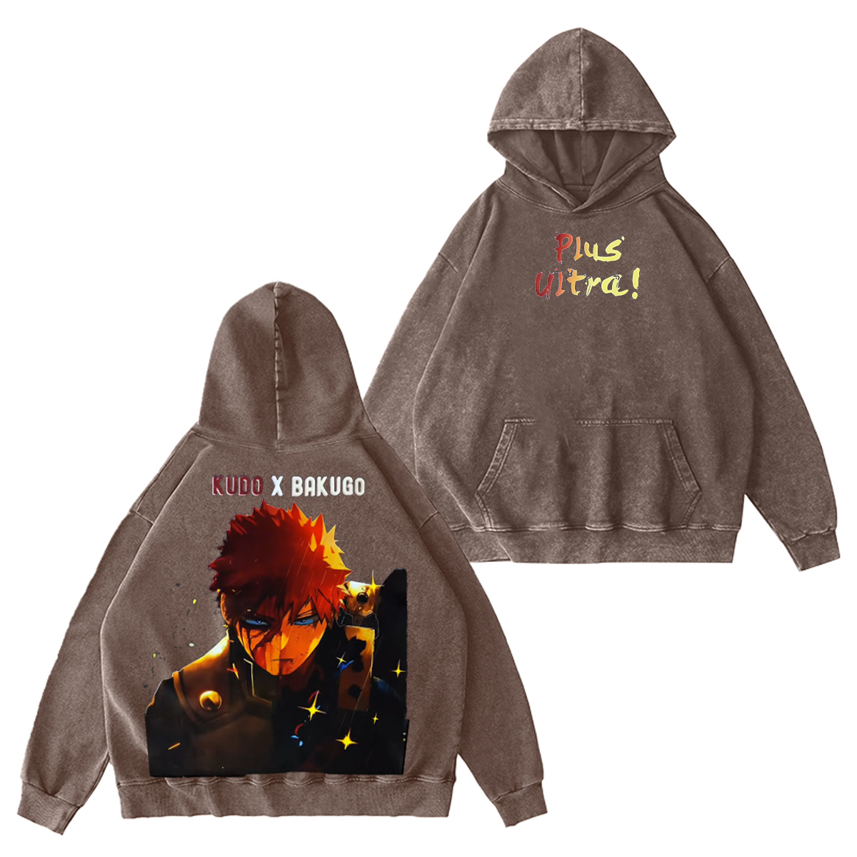 My Hero Academia Vintage Washed T-shirt/Crewneck/Hoodie