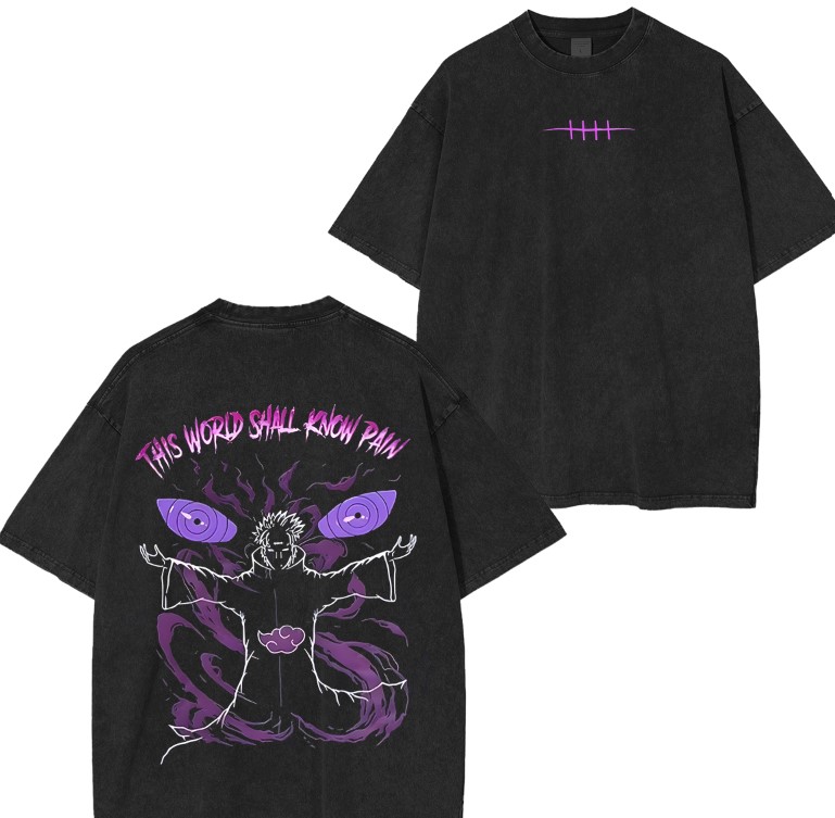 Pain Nagato Vintage Unisex Anime T-shirt