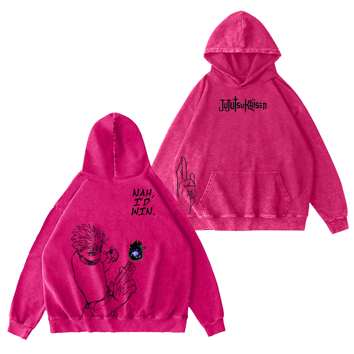 Jujutsu Kaisen Sukuna Washed T-shirt/Crewneck/Hoodie