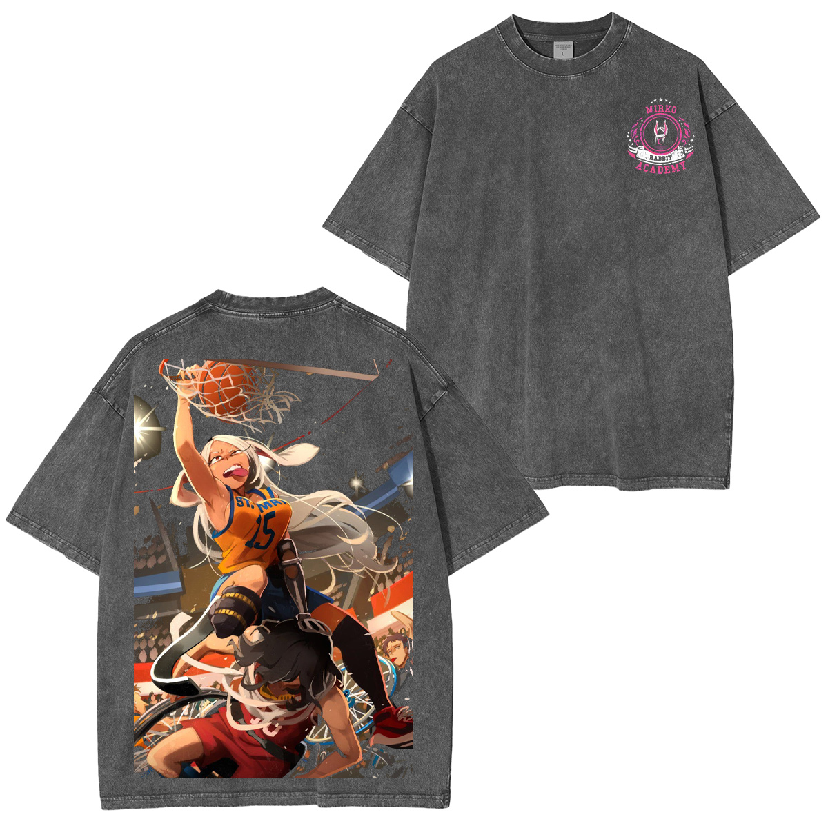 My Hero Academia Vintage Washed T-shirt/Crewneck/Hoodie