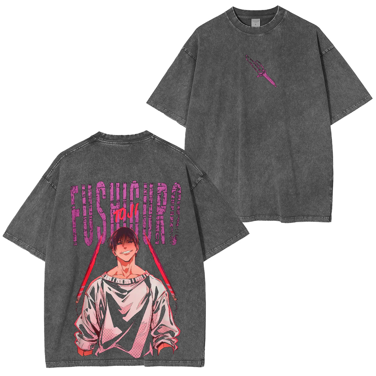Toji Fushiguro Jujutsu Kaisen Vintage Washed T-shirt/Crewneck/Hoodie