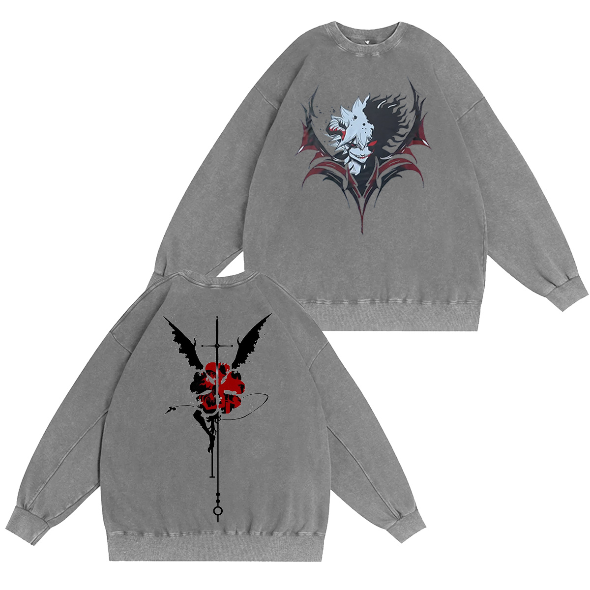 Black Clover Vintage Washed T-shirt/Crewneck/Hoodie