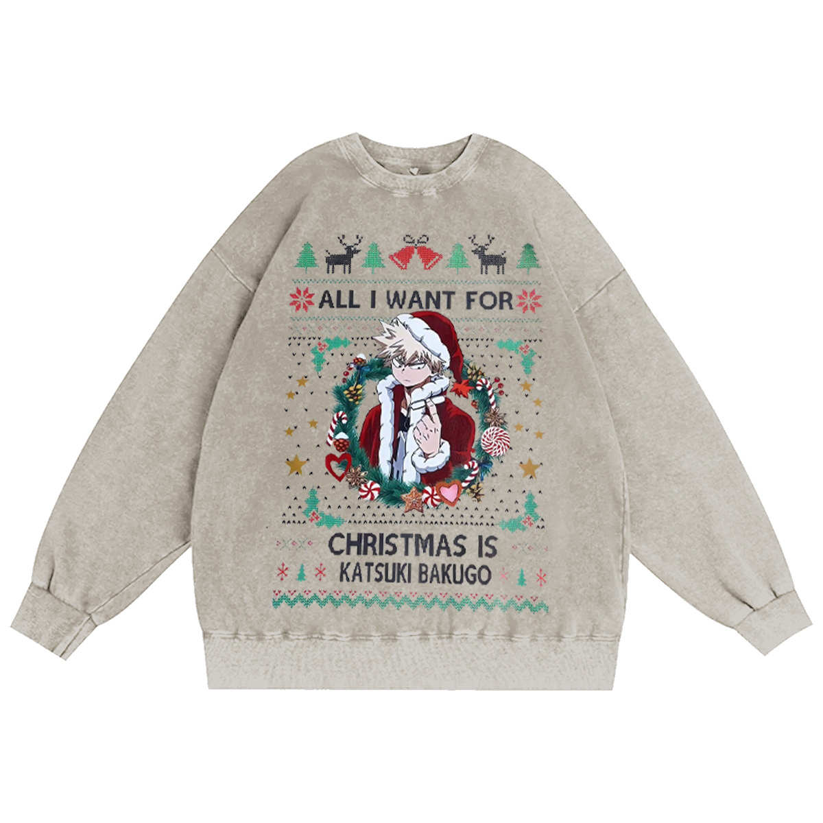 My Hero Academia Vintage Washed T-shirt/Crewneck/Hoodie