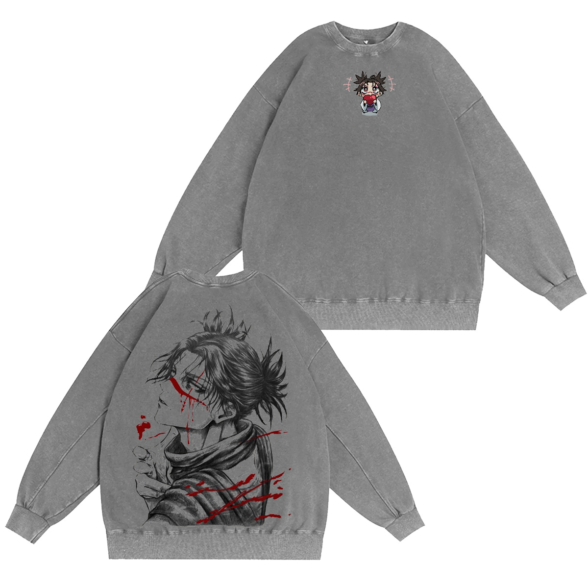 Kenjaku Jujutsu Kaisen Vintage Washed T-shirt/Crewneck/Hoodie