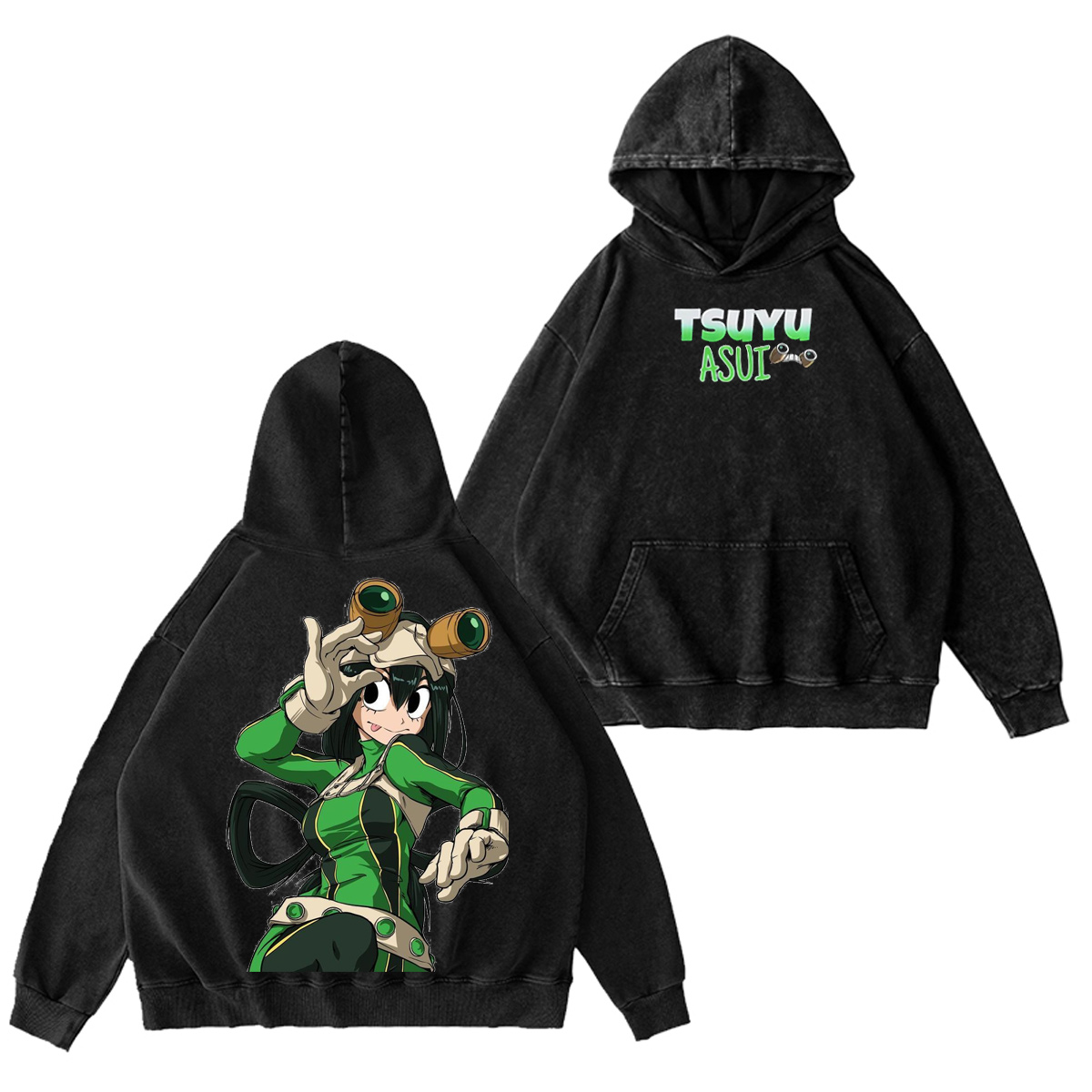 Tsuyu Asui My Hero Academia Vintage Washed T-shirt/Crewneck/Hoodie