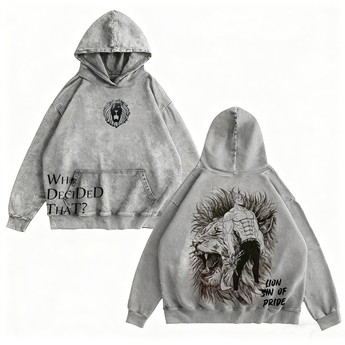 The Seven Deadly Sins Washed T-shirt/Crewneck/Hoodie