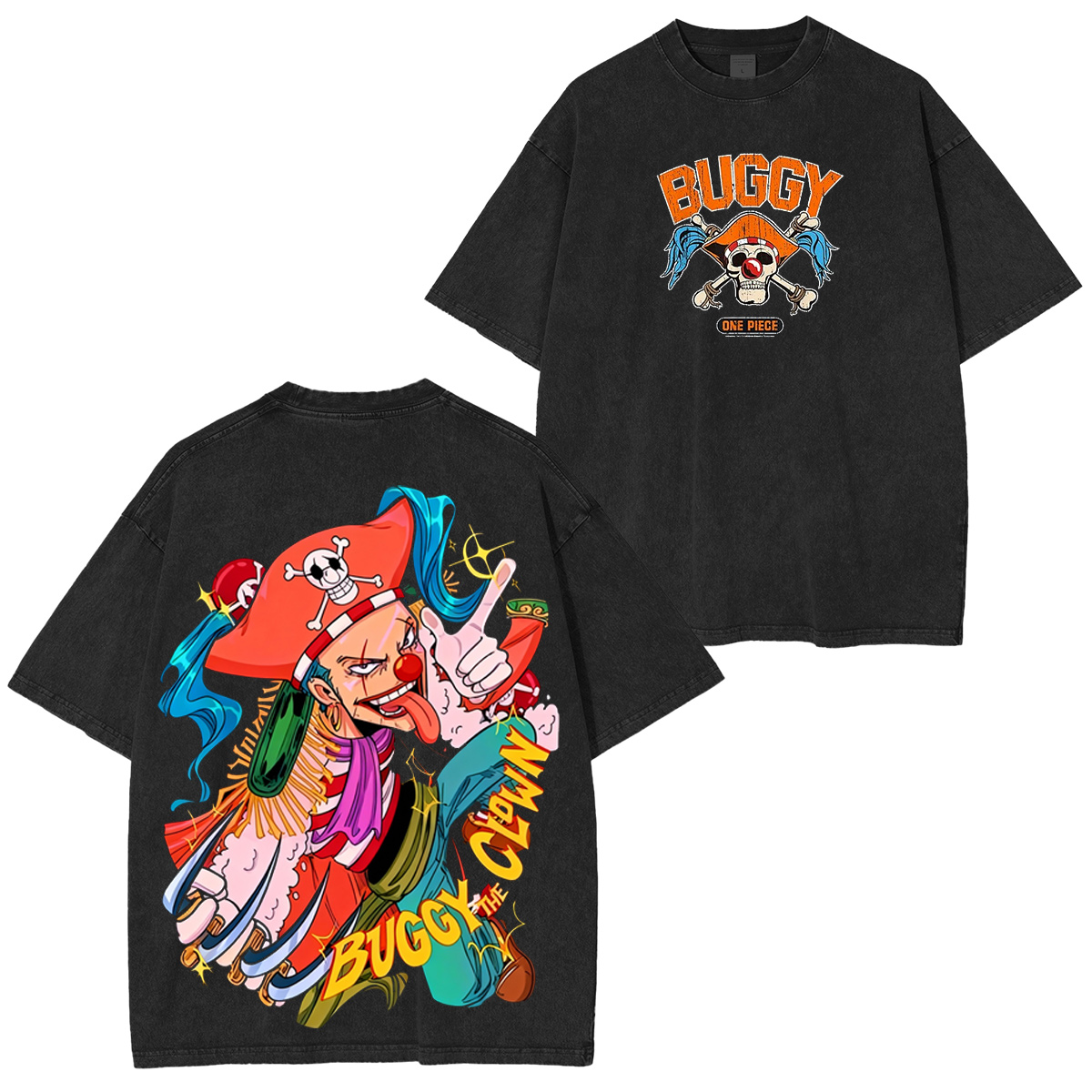 VBuggy the Clown - One PieceVintage washed T-shirt/Crewneck/Hoodie