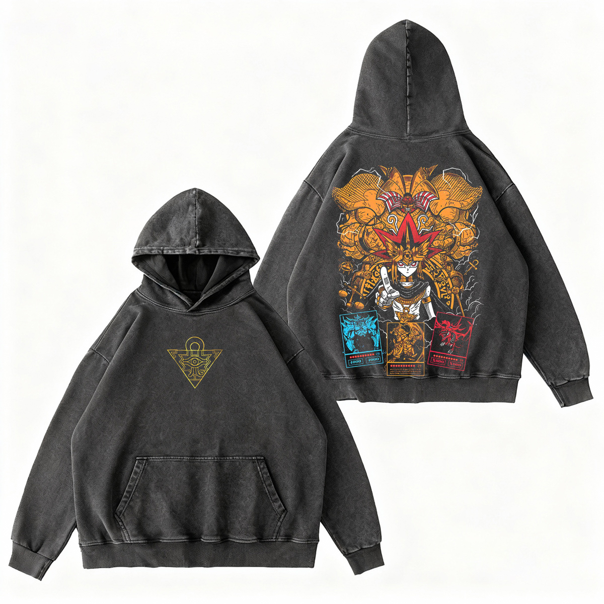 Yu-Gi-Oh!：Yugi Mutou Vintage washed T-shirt/Crewneck/Hoodie